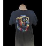 RAINBOW GIBBON T-SHIRT BLACK